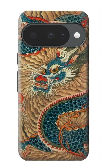 S3541 Peinture Dragon Nuage Etui Coque Housse pour Google Pixel 10, 10 Pro