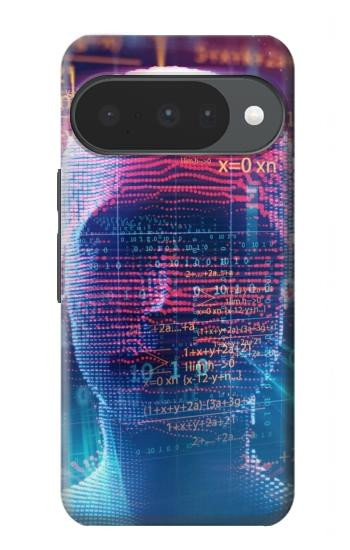 S3800 Visage humain numérique Etui Coque Housse pour Google Pixel 10, 10 Pro