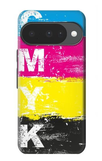 S3930 Clé jaune cyan magenta Etui Coque Housse pour Google Pixel 10, 10 Pro