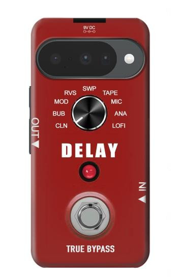 S4011 Graphique de guitare analogique rouge avec delay Etui Coque Housse pour Google Pixel 10, 10 Pro