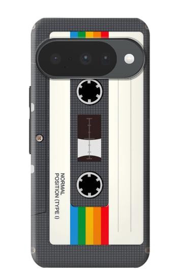 S4023 Cassette arc-en-ciel vintage Etui Coque Housse pour Google Pixel 10, 10 Pro