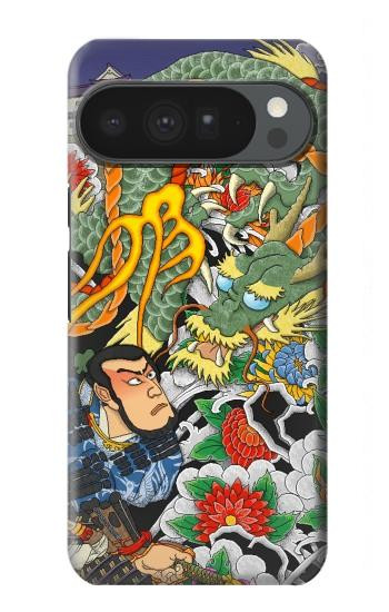 S0454 Japon Tatouage Etui Coque Housse pour Google Pixel 10 Pro XL