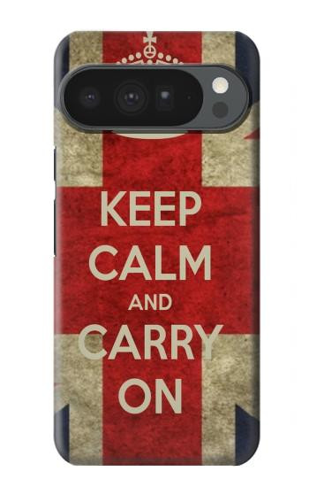 S0674 Garder le calme et continuer Etui Coque Housse pour Google Pixel 10 Pro XL