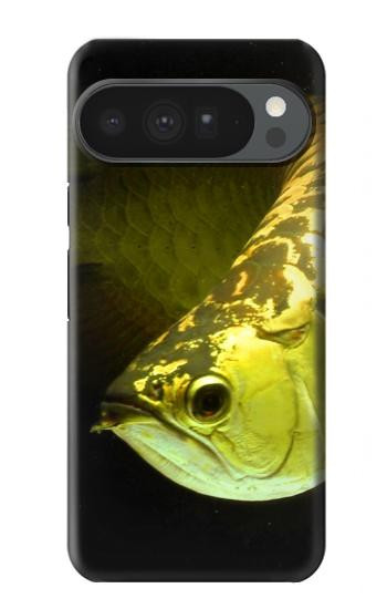 S1021 Or Arowana poissons Etui Coque Housse pour Google Pixel 10 Pro XL