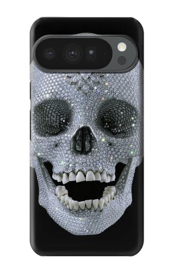 S1286 Crâne de diamant Etui Coque Housse pour Google Pixel 10 Pro XL