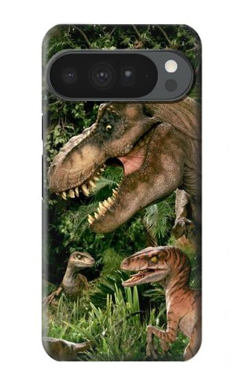 S1452 Dinosaur Trex Raptor Etui Coque Housse pour Google Pixel 10 Pro XL