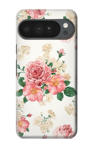 S1859 Motif Rose Etui Coque Housse pour Google Pixel 10 Pro XL