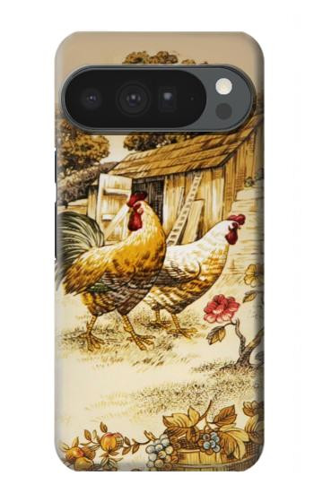 S2181 Français Pays Poulet Etui Coque Housse pour Google Pixel 10 Pro XL