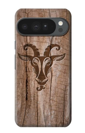 S2183 Chèvre de bois imprimé graphique Etui Coque Housse pour Google Pixel 10 Pro XL