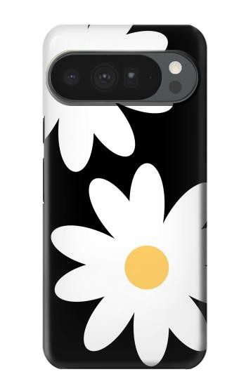 S2315 Fleurs de marguerite blanche Etui Coque Housse pour Google Pixel 10 Pro XL