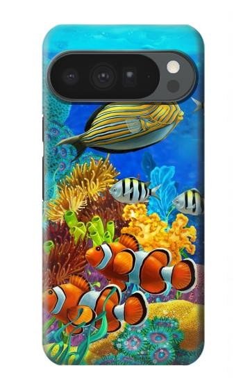 S2568 Mer Poissons marins Coraux Sous-marine Océan Etui Coque Housse pour Google Pixel 10 Pro XL