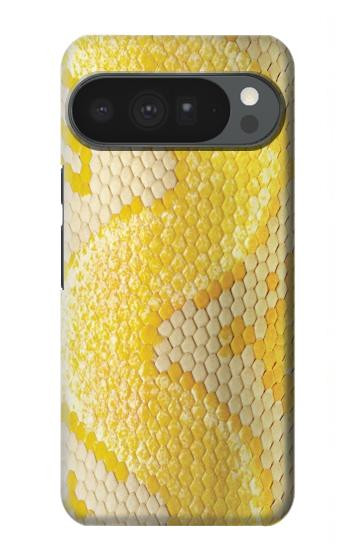 S2713 Serpent jaune imprimé graphique Peau Etui Coque Housse pour Google Pixel 10 Pro XL