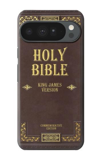 S2889 Holy Bible King James Version Couverture Etui Coque Housse pour Google Pixel 10 Pro XL