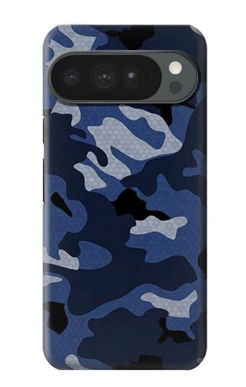 S2959 Marine Bleu Camo camouflage Etui Coque Housse pour Google Pixel 10 Pro XL