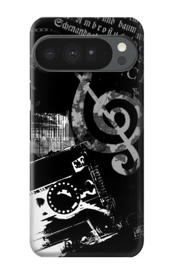 S3197 Musique Cassette note Etui Coque Housse pour Google Pixel 10 Pro XL