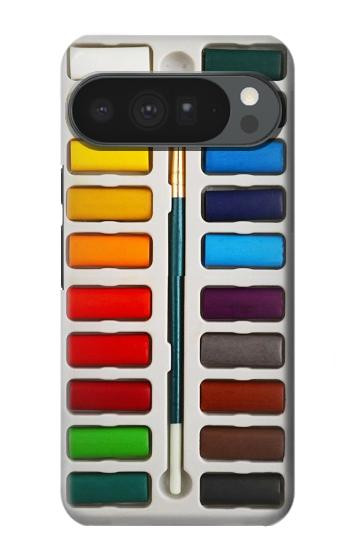 S3243 Ensemble de peinture aquarelle Etui Coque Housse pour Google Pixel 10 Pro XL