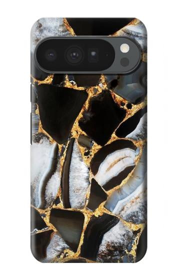 S3419 Imprimer Graphique en marbre d'or Etui Coque Housse pour Google Pixel 10 Pro XL