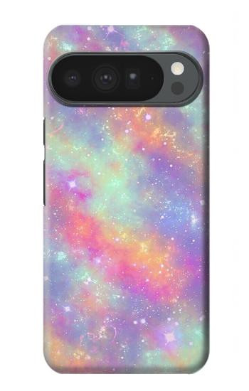 S3706 Arc-en-ciel pastel Galaxy Pink Sky Etui Coque Housse pour Google Pixel 10 Pro XL