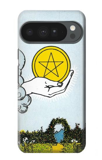 S3722 Carte de tarot Pièces de l'As des Pentacles Etui Coque Housse pour Google Pixel 10 Pro XL
