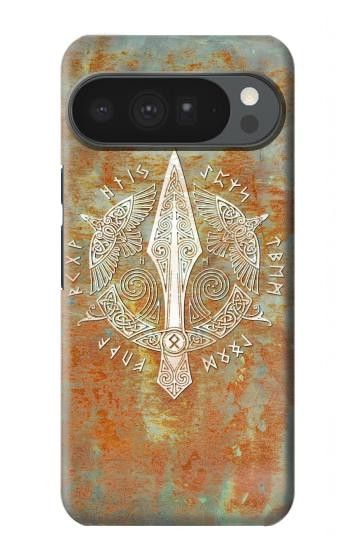 S3827 Lance Gungnir d'Odin Norse Viking Symbol Etui Coque Housse pour Google Pixel 10 Pro XL