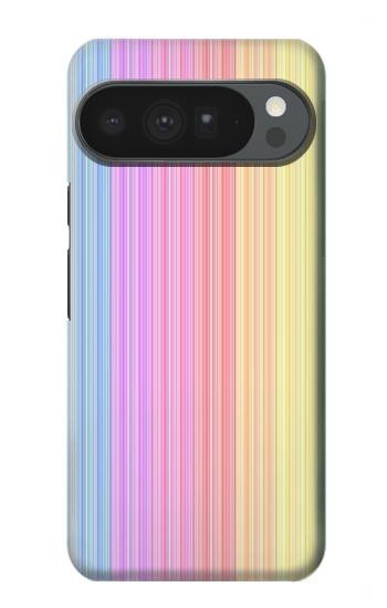 S3849 Couleurs verticales colorées Etui Coque Housse pour Google Pixel 10 Pro XL