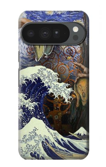 S3851 Monde de l'art Van Gogh Hokusai Da Vinci Etui Coque Housse pour Google Pixel 10 Pro XL