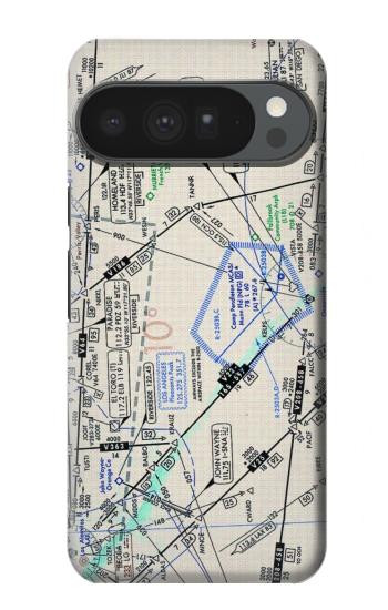 S3882 Carte de vol en route Etui Coque Housse pour Google Pixel 10 Pro XL