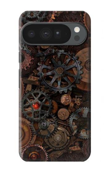 S3884 Engrenages Mécaniques Steampunk Etui Coque Housse pour Google Pixel 10 Pro XL
