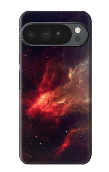 S3897 Espace nébuleuse rouge Etui Coque Housse pour Google Pixel 10 Pro XL