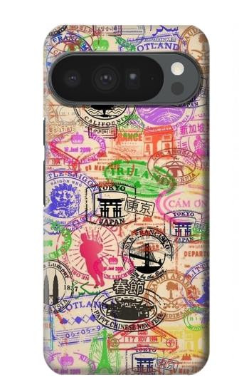 S3904 Timbres de voyage Etui Coque Housse pour Google Pixel 10 Pro XL