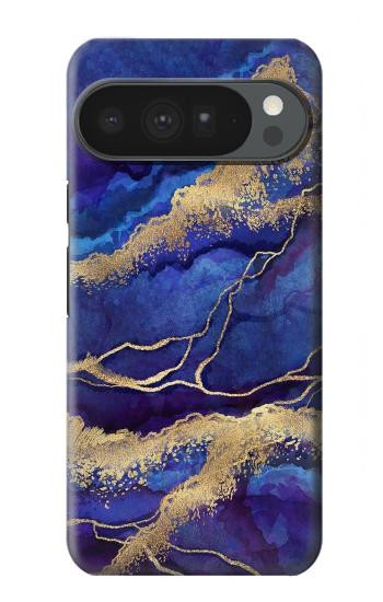 S3906 Marbre violet bleu marine Etui Coque Housse pour Google Pixel 10 Pro XL