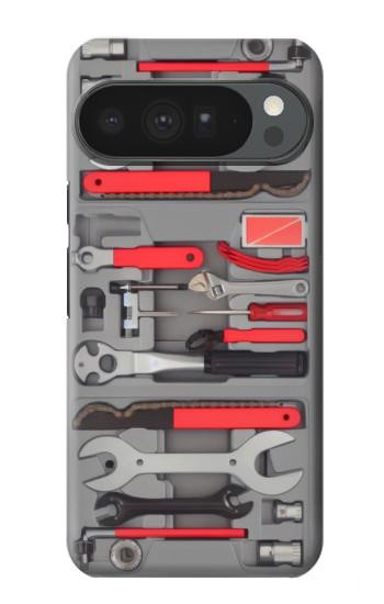 S3921 Outil de réparation de vélo Peinture graphique Etui Coque Housse pour Google Pixel 10 Pro XL