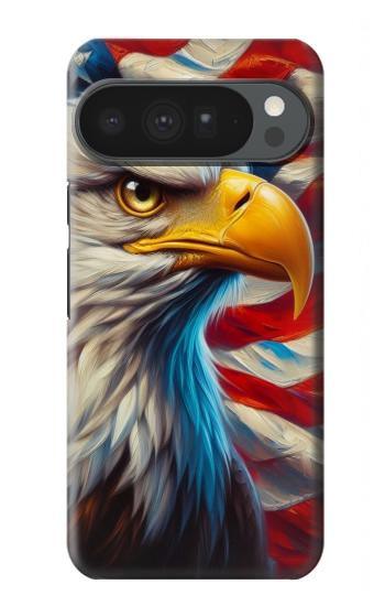 S3967 Pygargue à tête blanche, drapeau américain Etui Coque Housse pour Google Pixel 10 Pro XL