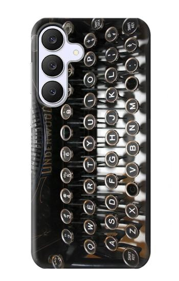 S0620 Machine à écrire Etui Coque Housse pour Samsung Galaxy S25 FE, S26 FE