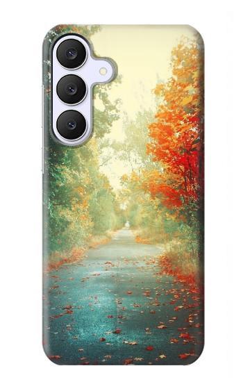 S0913 Route à travers les bois Etui Coque Housse pour Samsung Galaxy S25 FE