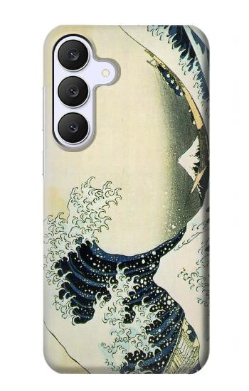 S1040 Hokusai La grande vague de Kanagawa Etui Coque Housse pour Samsung Galaxy S25 FE