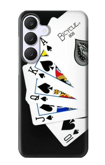 S1078 Poker Royal Flush droite Etui Coque Housse pour Samsung Galaxy S25 FE