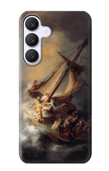 S1091 Rembrandt Christ dans la tempête Etui Coque Housse pour Samsung Galaxy S25 FE