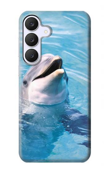 S1291 Les Dauphins en Mer Etui Coque Housse pour Samsung Galaxy S25 FE, S26 FE