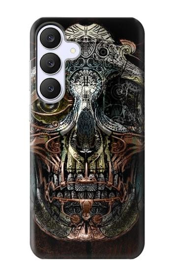 S1685 Crâne Steampunk Etui Coque Housse pour Samsung Galaxy S25 FE, S26 FE
