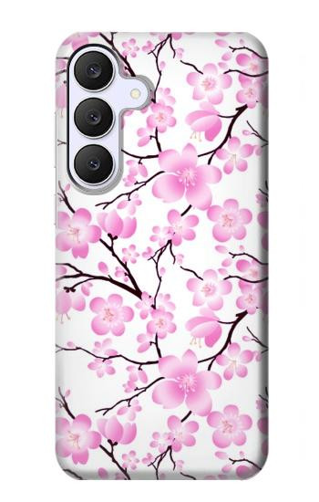 S1972 Sakura fleur de Cerisiers Etui Coque Housse pour Samsung Galaxy S25 FE