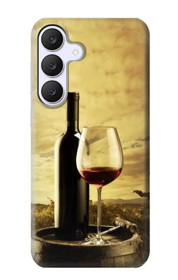 S2042 Raisin Vignoble Raisins Bouteille Rouge Vin Etui Coque Housse pour Samsung Galaxy S25 FE