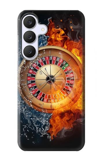 S2289 Roulette Casino Pari Etui Coque Housse pour Samsung Galaxy S25 FE
