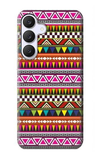 S2292 Motif tribal aztèque Etui Coque Housse pour Samsung Galaxy S25 FE