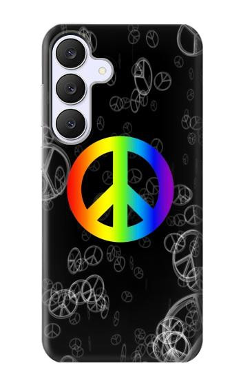 S2356 Signe de paix Etui Coque Housse pour Samsung Galaxy S25 FE