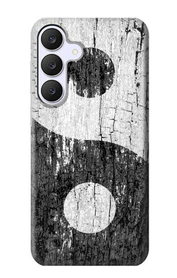 S2489 Yin Yang Bois imprimé graphique Etui Coque Housse pour Samsung Galaxy S25 FE