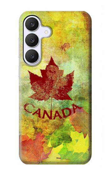 S2523 Canada Feuille d'érable d'automne Etui Coque Housse pour Samsung Galaxy S25 FE