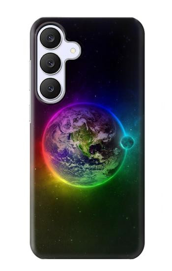 S2570 planète colorée Etui Coque Housse pour Samsung Galaxy S25 FE