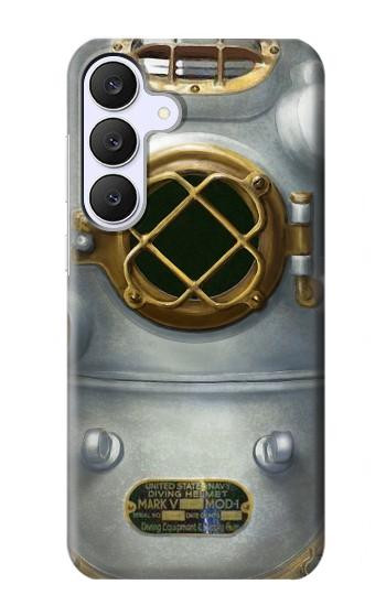 S2646 Mer Profonde millésimé Casque de plongée Etui Coque Housse pour Samsung Galaxy S25 FE