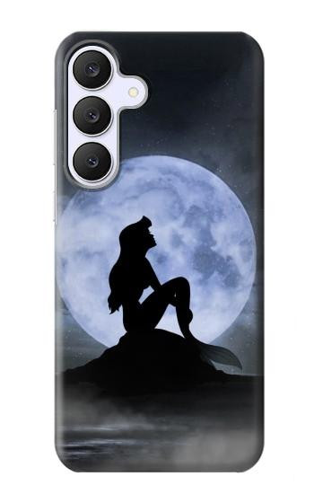S2668 Silhouette sirène Lune Nuit Etui Coque Housse pour Samsung Galaxy S25 FE